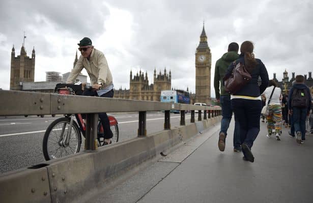 Barriers are now in place on all the road bridges in London after the 2017 Westminster Bridge terror attack