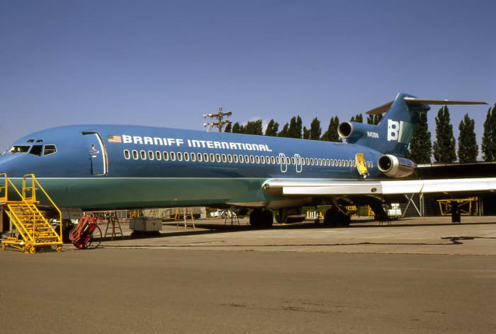 Brought into service, July 1972, this 727 was sold to American Airlines Jan. 1981. Photo by Piergiuliano Chesi