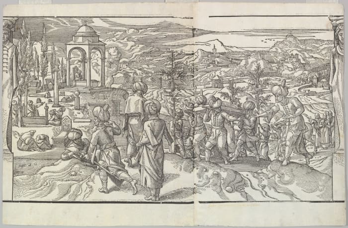 Plague was a constantly recurring phenomenon in the Ottoman Empire, which was common in representations of it and required resultant important investments in health institutions to safely trade with the Empire.