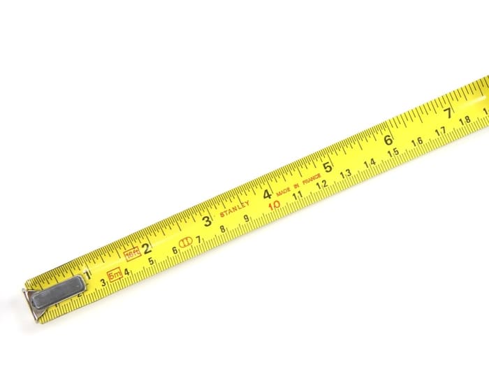 Scientists use the metric system for measurements. The liter is used for volume, meter for length and kilogram for weight. On a tape measure there are about 2 1/2 centimetres in an inch and 100 centimeters in a meter.