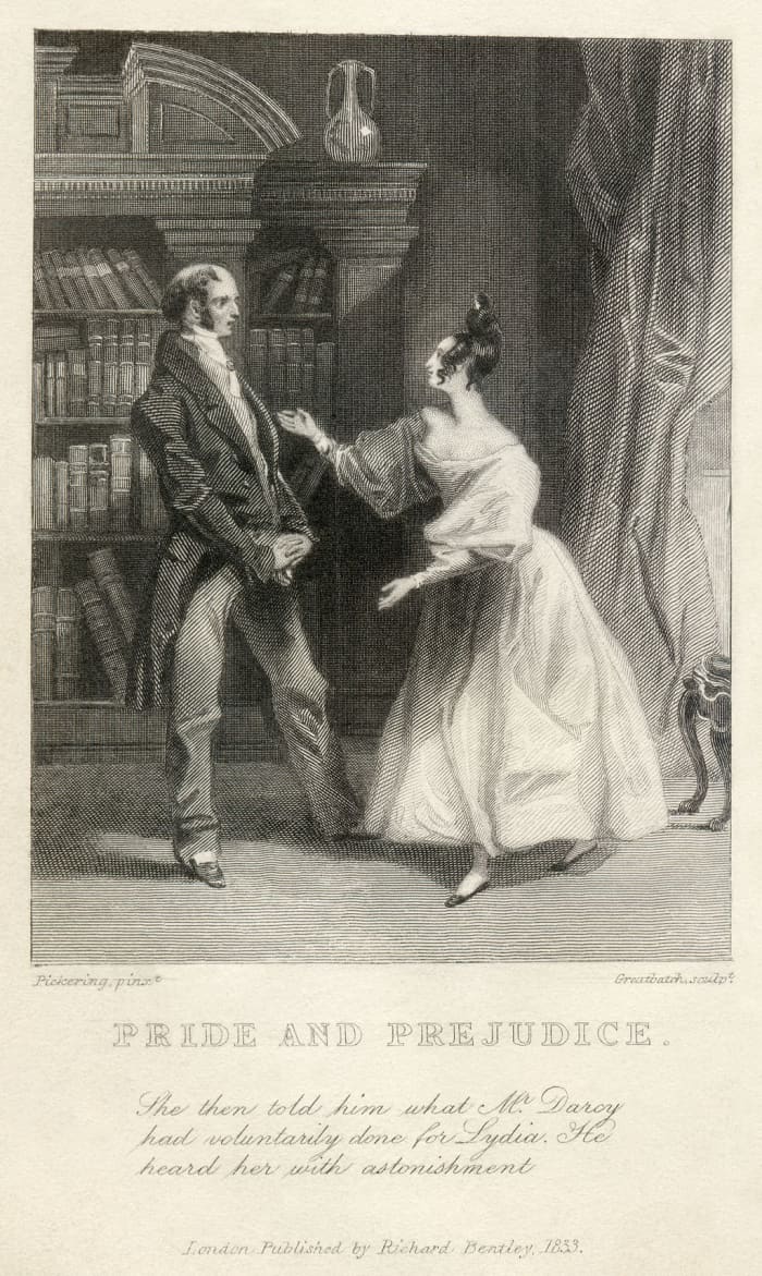 A scene from Pride and Prejudice. In the world of Austen, prices and income were stable and were indicators of social status.
