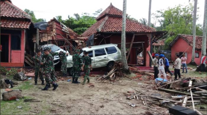Disaster struck the shores of the Sunda Strait just before Christmas 2018