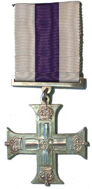 Instituted in 1914, The Military Cross (MC). Awarded to all ranks of the RN, RM, Army, and RAF in recognition of exemplary gallantry during active operations against the enemy on land.