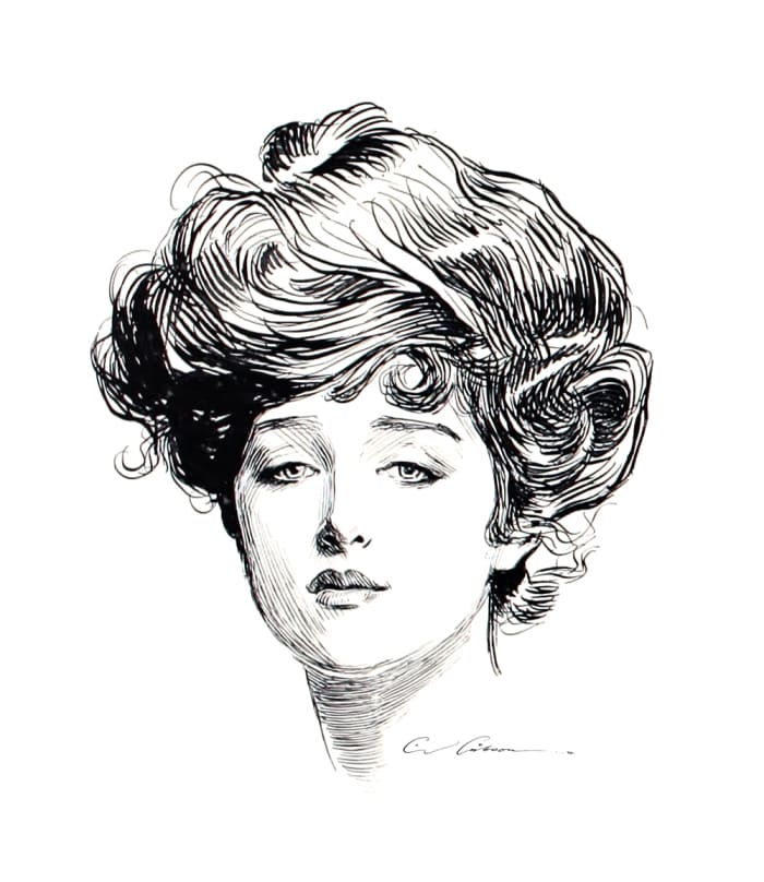 The Most Iconic Gibson Girl, Irene Langhorne.