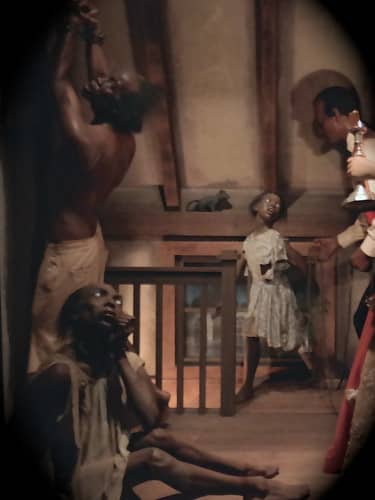 A depiction of Madame LaLaurie's torture chamber in the Musée Conti, New Orleans.