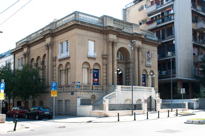 Nikola Tesla Museum in Belgrade, Serbia. The museum is dedicated to honoring and displaying the life and work of Tesla.