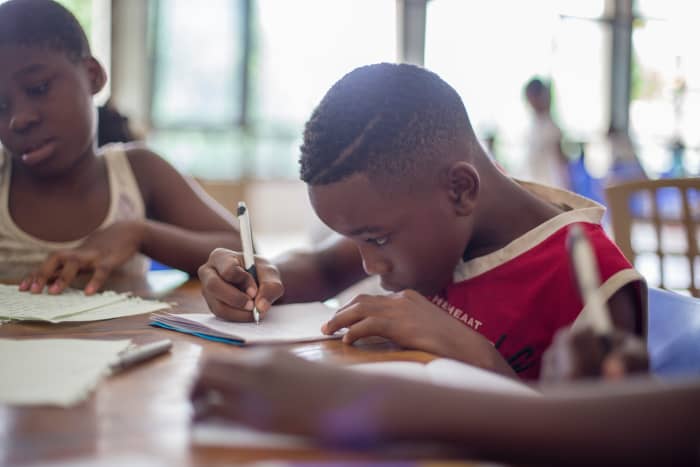 Getting ready to head to the grocery store? Have your child write the grocery list. There's spelling and handwriting skills right there.