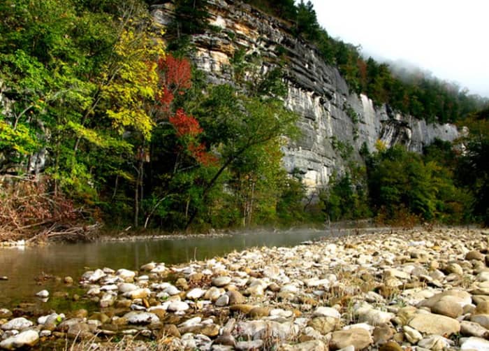 Buffalo National River: Buffalo National River is a protected area and home to deer, bobcats, and a variety of other wildlife. Photo by OakleyOriginals.