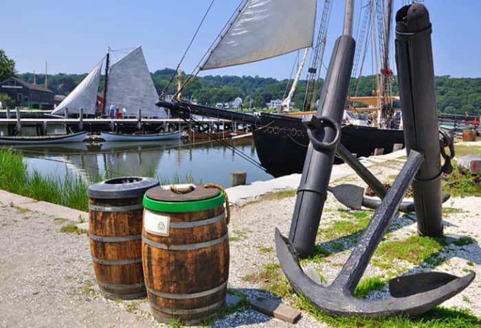 Mystic Seaport: Mystic Seaport recreates a historical seaport village as part of one of the most prominent maritime museums in the United States. Photo by ReefTECK