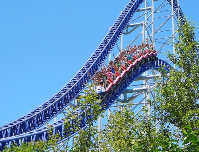 Cedar Point Amusement Park: is one of the most popular summer destinations in Ohio. Cedar Point has more than 17 world-class roller coasters, several kids' areas, and live entertainment. Photo by cryogenic666 via Flickr.