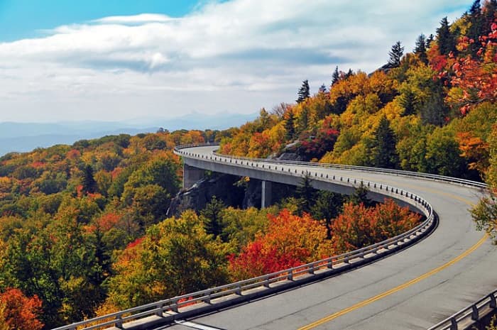 Blue Ridge Parkway: nicknamed "America's favorite drive," the 469-mile Blue Ridge Parkway was designed by landscape architect Stanley Abbott whose vision was to create a road that was far more than just a way. https://www.nps.gov/blri/index.htm
