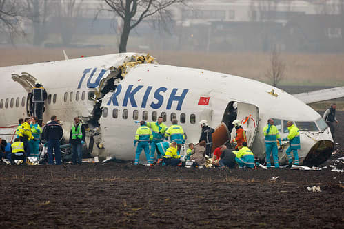 The U.S. National Safety Council puts the odds of dying in a plane crash at one in 9,821 and the odds of dying in a car crash at one in 114.