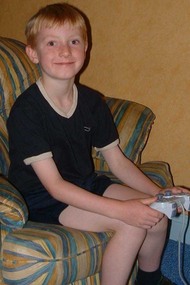 A child can learn to get what he wants by other means. (This child is an actor and is now an adult-picture printed with his permission)