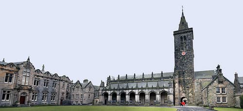 St Salvators Quad, in its usual tranquil state - not at Raisin Weekend!