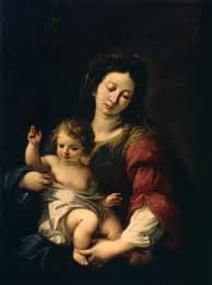 "Madonna and Child" by Carlo Franco Nuvolone. The Madonna with child is an archetypal symbol of motherhood
