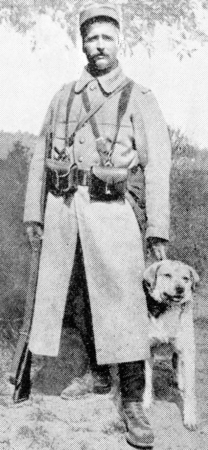 Trained dogs were used extensively in the French Army as companions to sentries on night duty, and they proved very valuable.