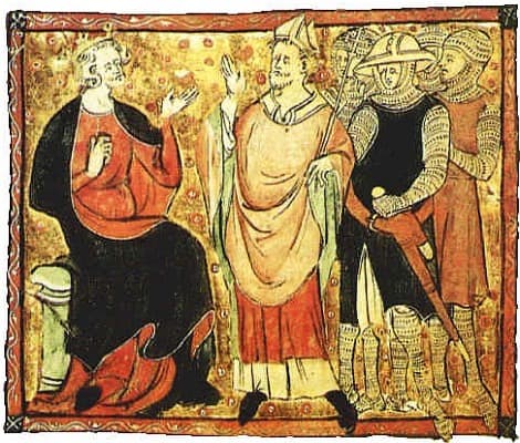 Thomas Becket born 21st December 1119 died 29th December 1170 and King Henry II born 5th March 1133 died 6th July 1189