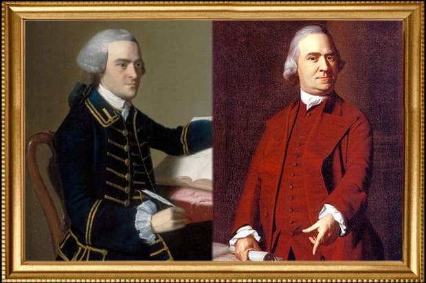 As the American Revolution approached, John Hancock and Samuel Adams became co-conspirators in the ouster of the British from Boston.