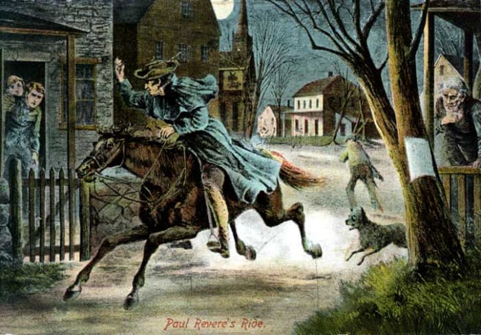 One of the reasons Paul Revere rode to Lexington on April 18, 1775 was to warn Hancock (and Sam Adams) the British were on the move towards Lexington to arrest the two rebels