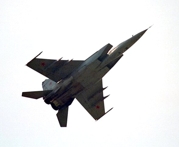 The MiG-25 was designed by the Soviet Union for the purpose of intercepting the SR-71.