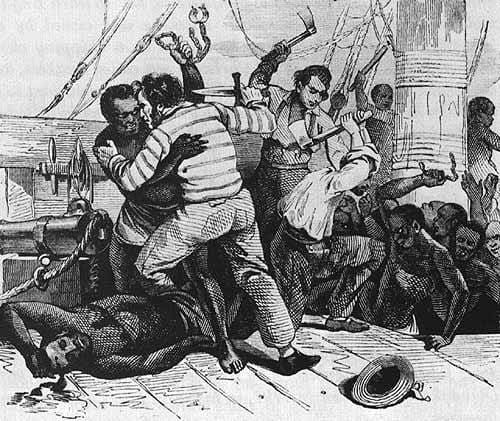 Slaves were not passive objects but instead actively resisted, their mutiny being a deadly threat to the slavers.