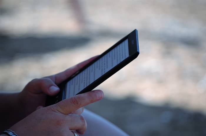 eBooks kunnen worden gelezen in omstandigheden met weinig licht.