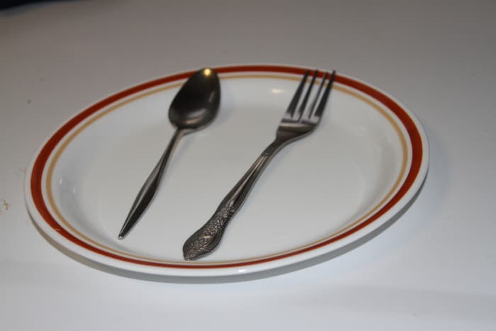 People with vision loss may use the concepts of how a clock is laid out when locating food on a plate.