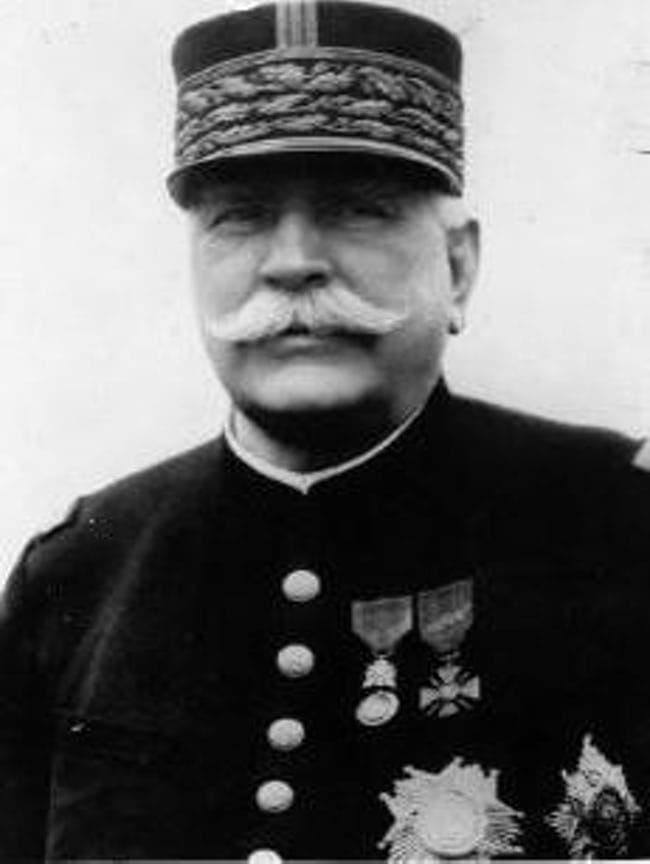Joseph Joffre, who did much to change the French army before the war, probably for the worse, but also had the needed resolve to keep it fighting in dark circumstances.