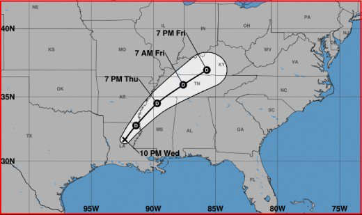 After leaving southern Texas in shambles, the hurricane was downgraded to a storm but still managed to wreak havoc as it moved diagonally across the United States before crossing the border into Ontario, Canada.