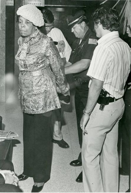 In 1980 Cornelia Crenshaw was arrested for protesting at a Memphis City Council meeting. She was protesting the deaths of two church members who passed away as a result of a heat wave.