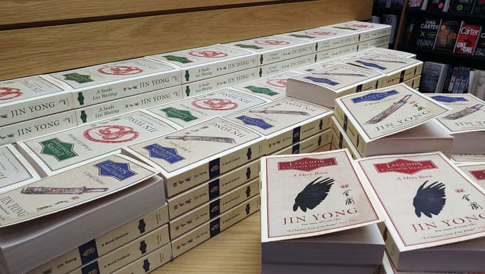 Legend of the Condor Heroes, English editions. The translated version divided the saga into multiple books.