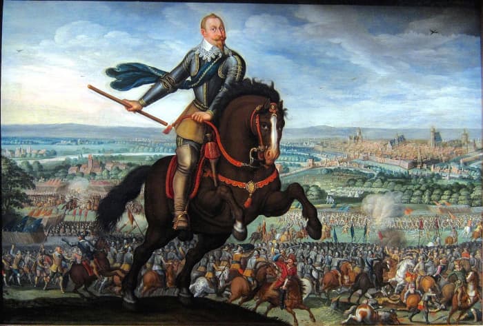 Artist's rendition of the "Battle of Breitenfeld" (1631). This was a major conflict during the Thirty Years' War.