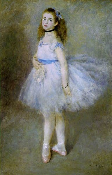 The Dancer by Pierre-Auguste Renoir, 1874, oil on canvas, hangs in the National Gallery of Art in Washington. Image courtesy of Wiki Commons