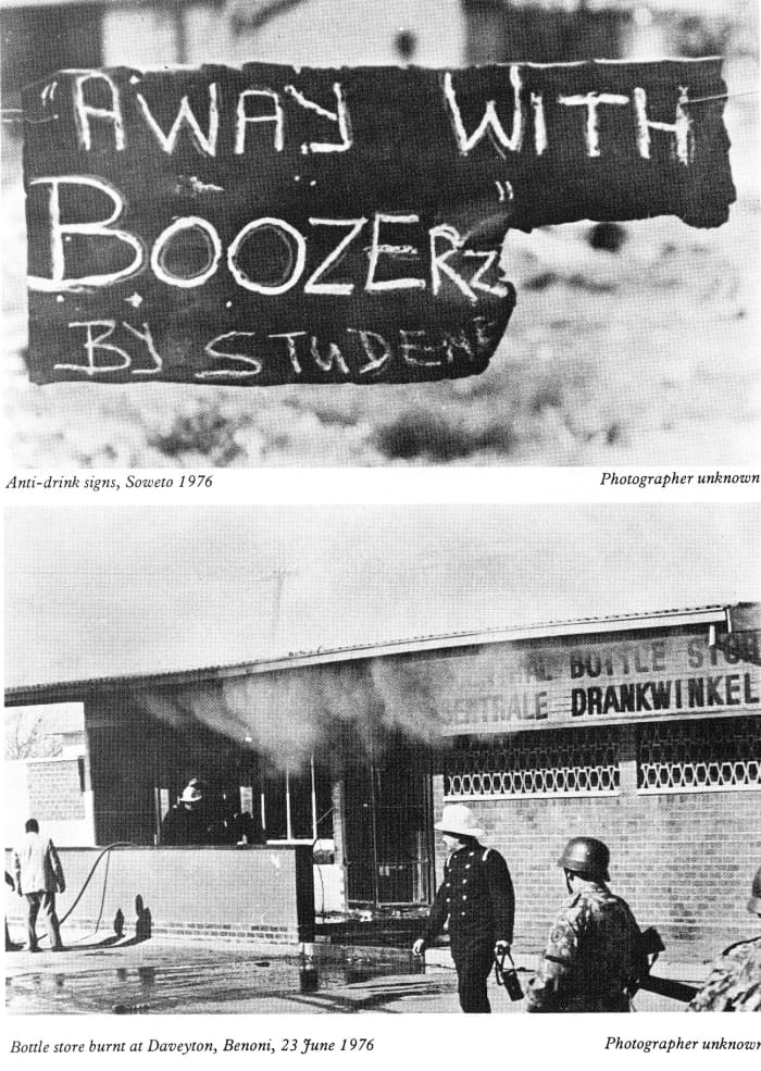 Student were very militant and were intent of destroying Booze which was responsible for decimating the Black community and making millions alcoholics and broke both the family and society