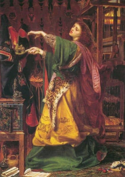Morgan le Fay by Frederick Augustus Sandys, 1864. Property of Birmingham Museums and Art Gallery. Image courtesy Wiki Commons