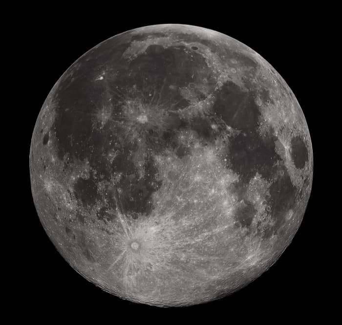 A Full Moon Up Close