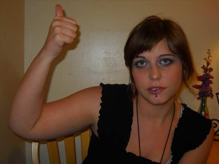 "Forget" part 2: Fold your hand after it passes your forehead.