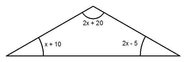 How To Work Out The Angles In An Algebraic Triangle Owlcation 7316