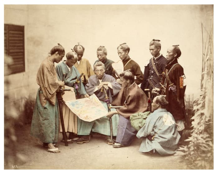 The bushido code of the samurai made integration into Japan's rapidly modernizing society a difficult task.