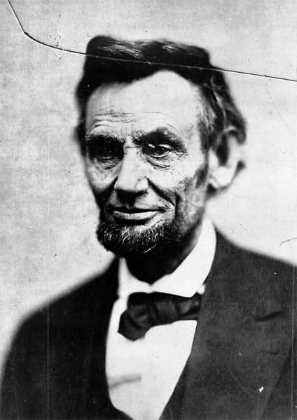 This is the last known picture of Lincoln taken in 1865 before his assassination in April of that year.