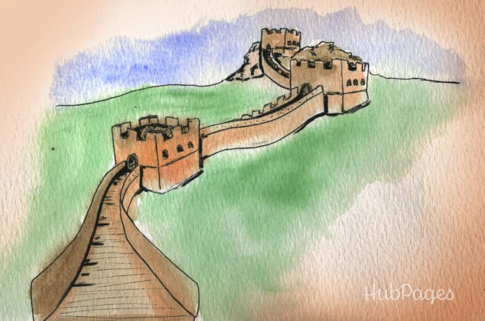 One of Qin Shihuang's achievements was building the Great Wall of China, now considered one of the Seven Wonders of the World.