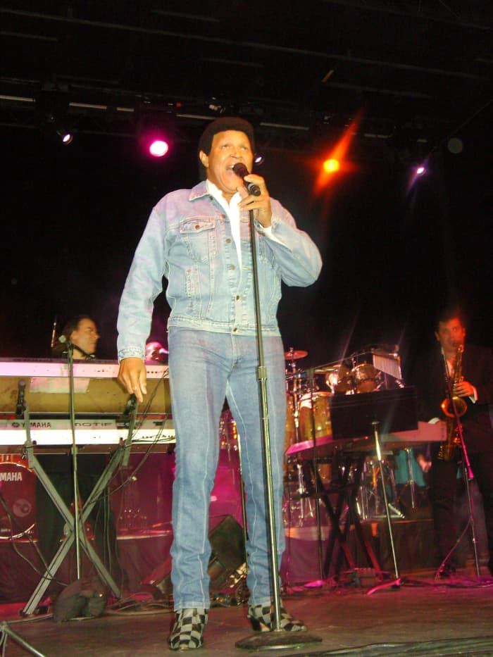 Chubby Checker wows the crowd at a concert in Philadelphia in 2009. I know, I was there and took this photo in person.