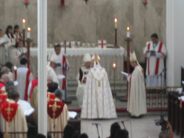 Installation of the 4th Archbishop of the Anglican Church in the Province of Southeast Asia on February 12th, 2012 at St. Thomas' Cathedral.