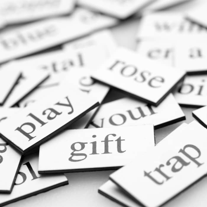 Magnetic poetry is a great addition to your classroom decor. Students come up with wonderful short poems and leave them for everyone to discover.