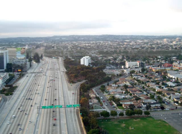 Traffic dries the air, roads and cities block groundwater replenishment—Los Angeles.