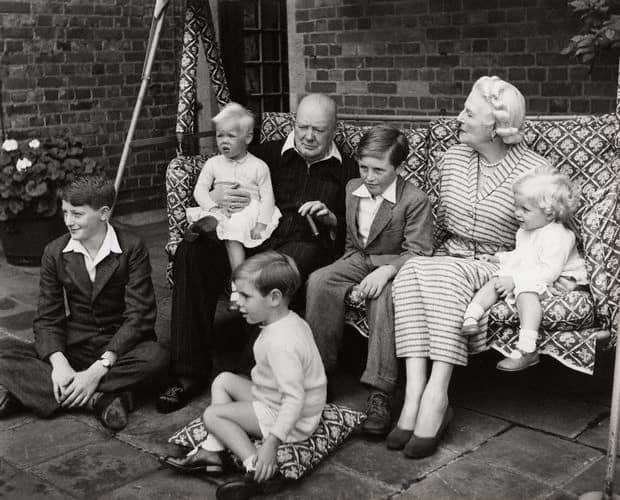 winston churchill children names