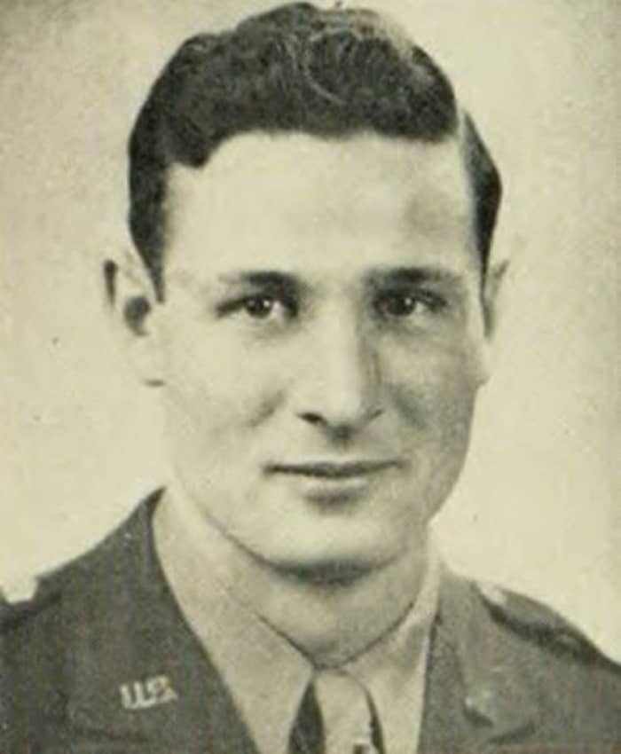 Captain James L. Manning, CO, Cannon Company, 423rd Infantry Regiment. He was killed the first day of the attack in Bleialf.