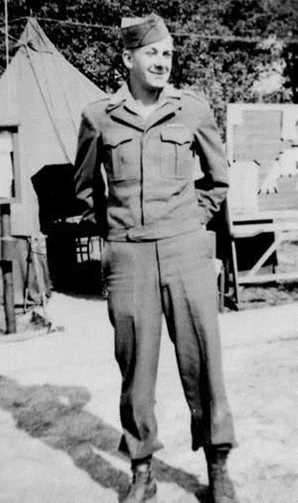 John Schaffner, B Battery, 589th FAB. He was able to escape from Baraque de Fraiture and survive the war.