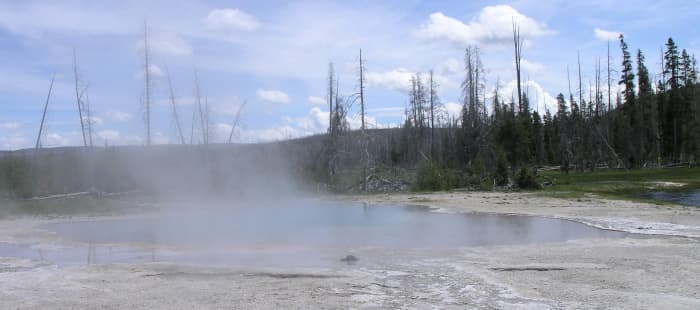 Yellowstone's shallow magma pockets are responsible for the geothermal activity seen in the park today.