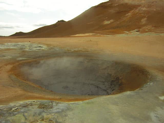Solfatara Volcano in Italy